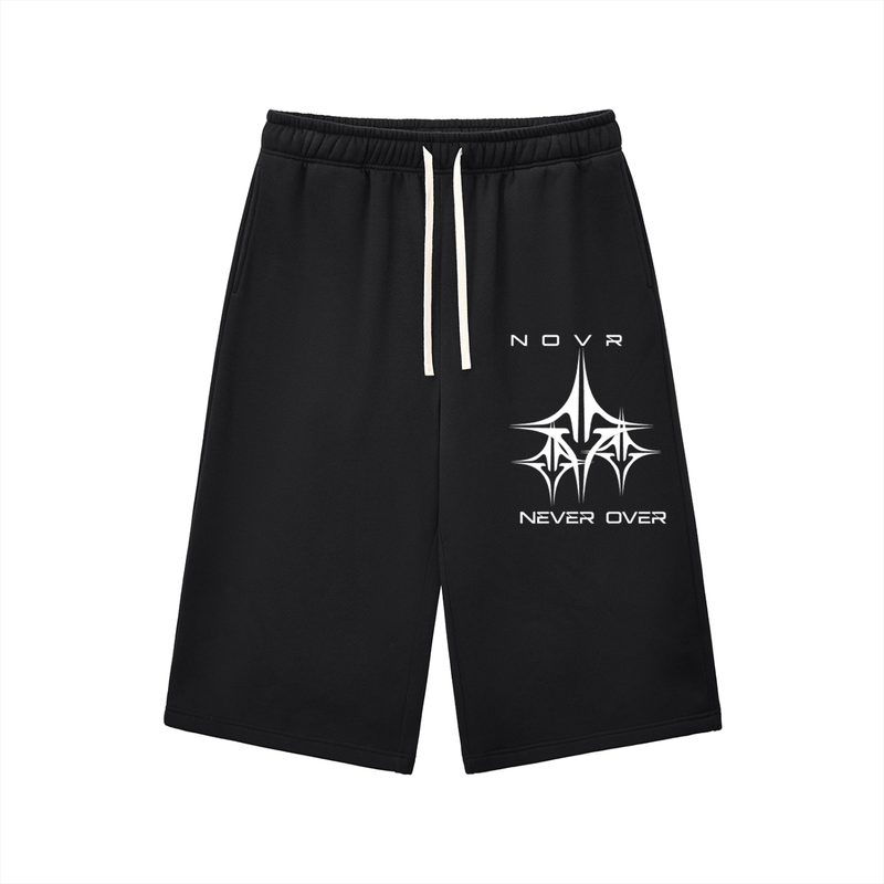 NOVR Forge Sweatpants — Relaxed 3/4 (Black)