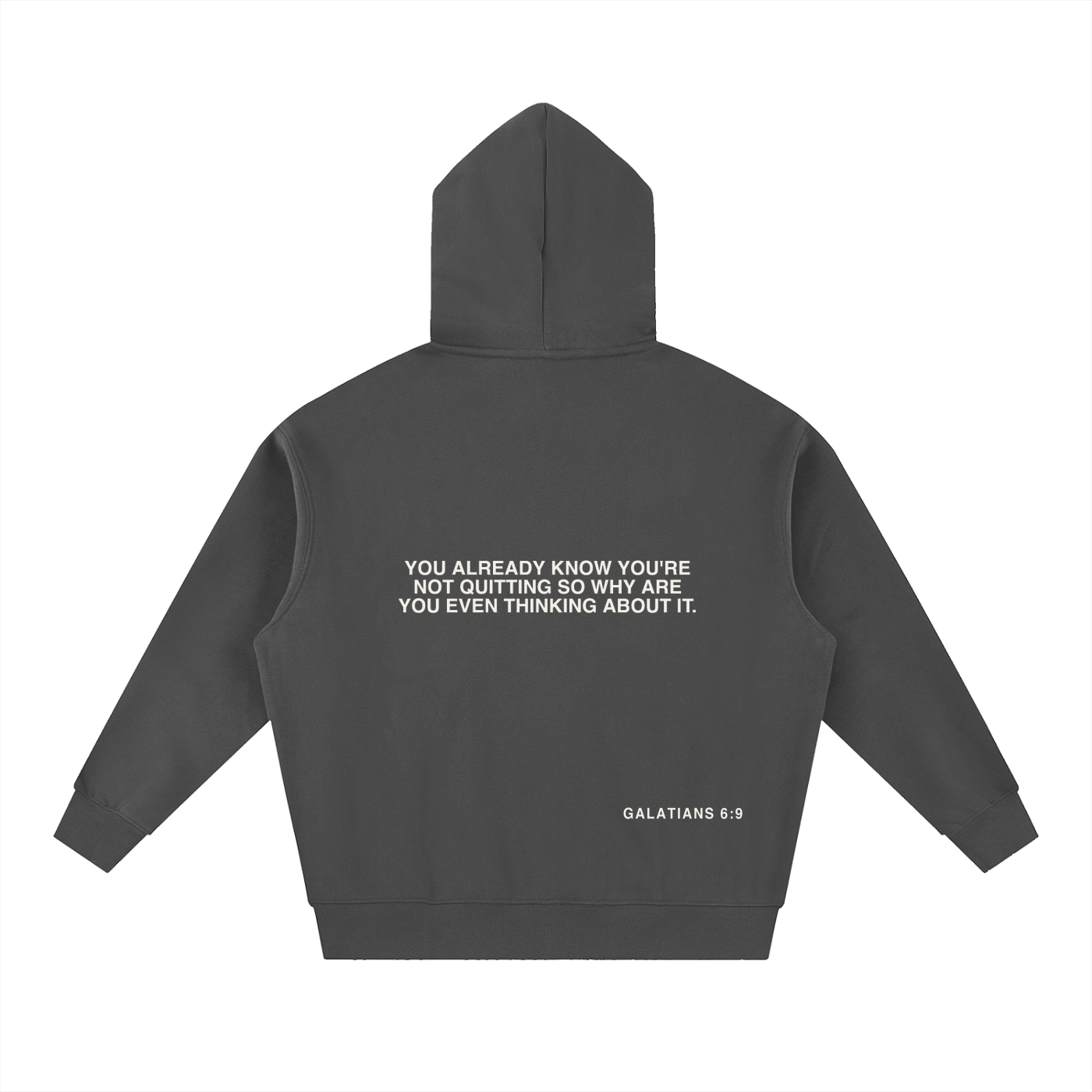 NOVR Forge Hoodie — Oversized Boxy Fit (Black)