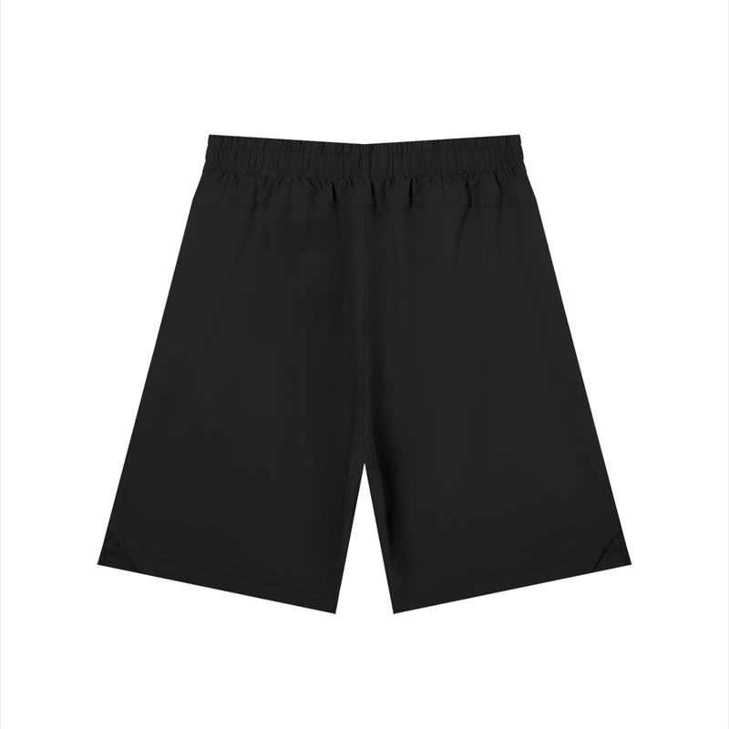 NOVR Training Shorts — Elastic Waist (Black) — back