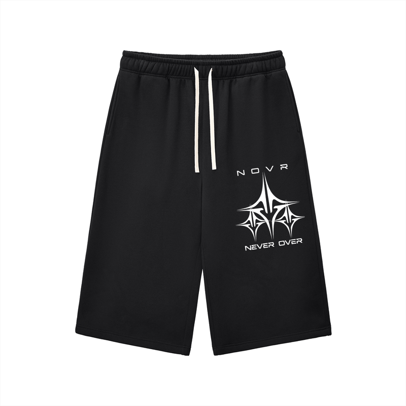 NOVR Forge Sweatpants — Relaxed 3/4 (Black)