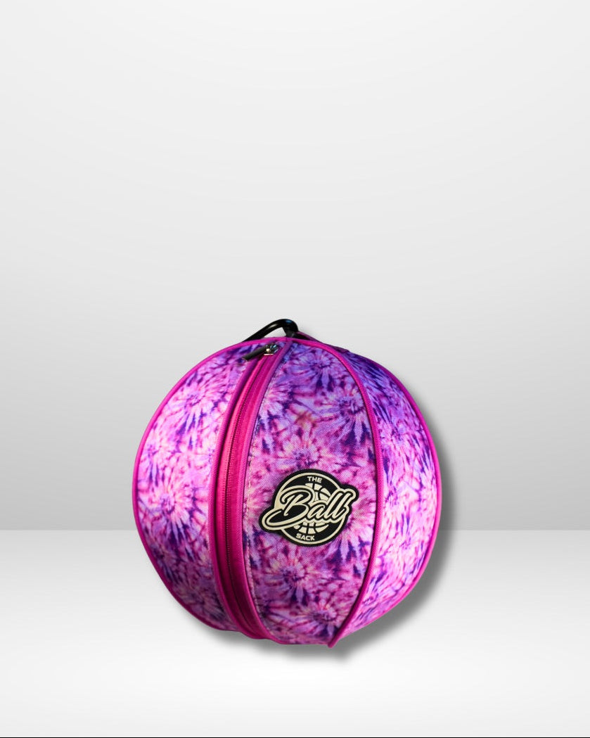 NOVR The Ballsack Tie-Dye — colorful clip-on basketball carrier