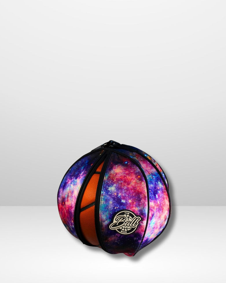 NOVR The Ballsack Nebula clip-on ball carrier — side view