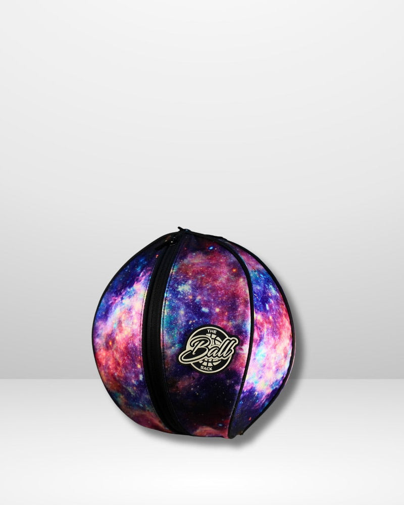 NOVR The Ballsack Nebula — galaxy-print clip-on basketball carrier