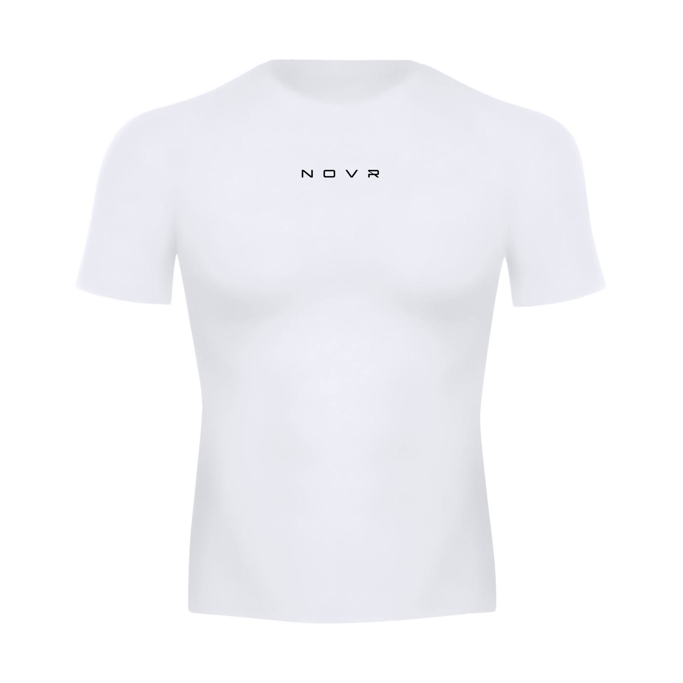 NOVR Performance Tee — Compression (White)
