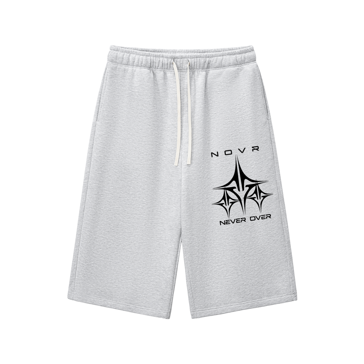 NOVR Forge Sweatpants — Relaxed 3/4 (Black)